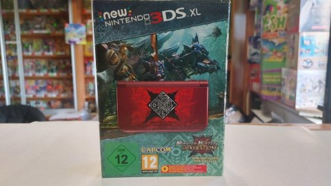 NEW NINTENDO 3DS XL MONSTER HUNTER LIMITED + GRA + PUDEŁKO