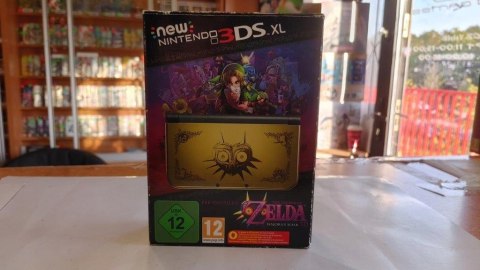 NEW NINTENDO 3DS XL ZELDA MAJORA'S MASK ED + GRA ZELDA + GRA ACE ATTORNEY