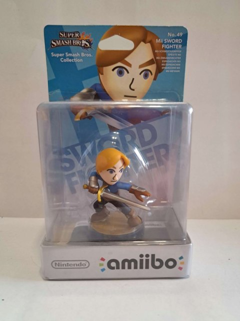 FIGURKA AMIIBO MII SWORD FIGHTER SWORDMAN No.49 [NINTENDO]