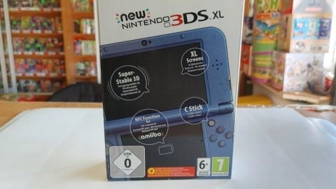 KONSOLA NEW NINTENDO 3DS XL NIEBIESKA + PUDEŁKO + USB