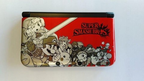 KONSOLA NINTENDO 3DS XL EDYCJA LIMITOWANA SMASH BROS + GRA + ETUI