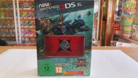 NEW NINTENDO 3DS XL MONSTER HUNTER LIMITED + GRA + PUDEŁKO