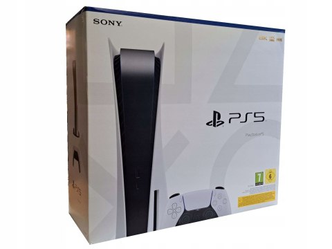 KONSOLA SONY PLAYSTATION 5 825GB 1216A SSD Z NAPĘDEM BLU-RAY + PAD KONSOLA SONY PLAYSTATION 5 825GB 1216A SSD Z NAPĘDEM BLU-RAY + PAD