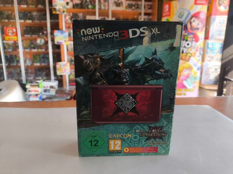 NEW NINTENDO 3DS XL MONSTER HUNTER LIMITED + GRA + PUDEŁKO NEW NINTENDO 3DS XL MONSTER HUNTER LIMITED + GRA + PUDEŁKO