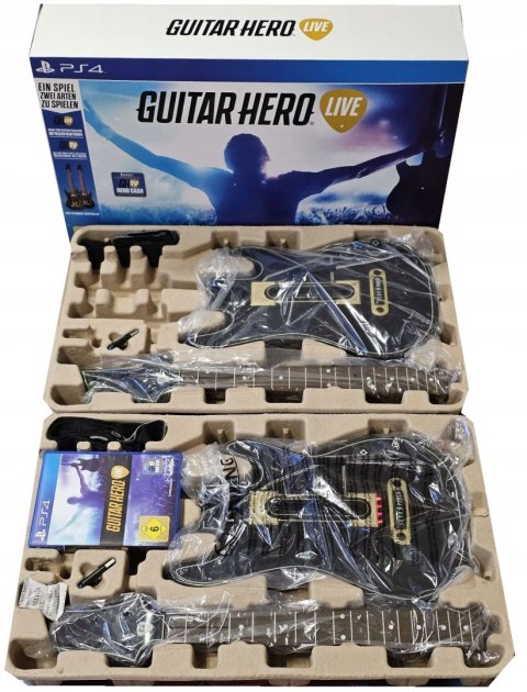 GUITAR HRO LIVE DWIE GITARY + GRA [PS4]