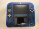 KONSOLA NINTENDO 2DS TRANSPARENTNA NIEBIESKA + RYSIK + ŁADOWARKA + KARTA