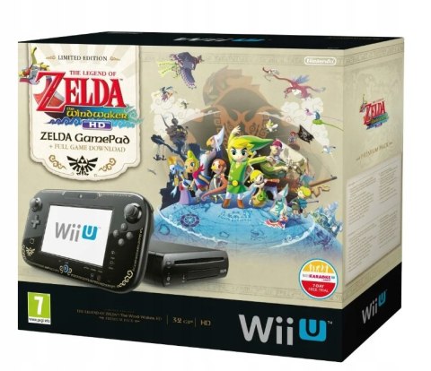 KONSOLA NINTENDO WII U 32GB THE LEGEND OF ZELDA LIMITED EDITION KONSOLA NINTENDO WII U 32GB THE LEGEND OF ZELDA LIMITED EDITION
