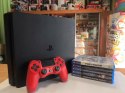 KONSOLA PLAYSTATION 4 SLIM 500GB 2116A + PAD + 5 GIER !