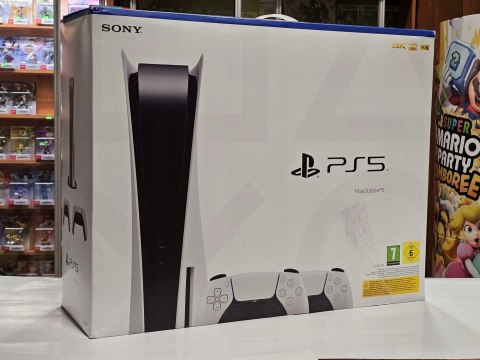KONSOLA PLAYSTATION 5 825GB Z NAPĘDEM BLU-RAY + 2x PAD + ŁADOWARKA + 5 GIER KONSOLA PLAYSTATION 5 825GB Z NAPĘDEM BLU-RAY + 2x PAD + ŁADOWARKA + 5 GIER