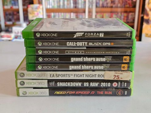 ZESTAW GIER NA XBOX PORYSOWANE / USZKODZONE ZESTAW GIER NA XBOX PORYSOWANE / USZKODZONE