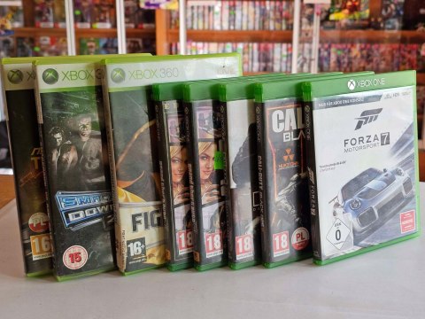 ZESTAW GIER NA XBOX PORYSOWANE / USZKODZONE ZESTAW GIER NA XBOX PORYSOWANE / USZKODZONE