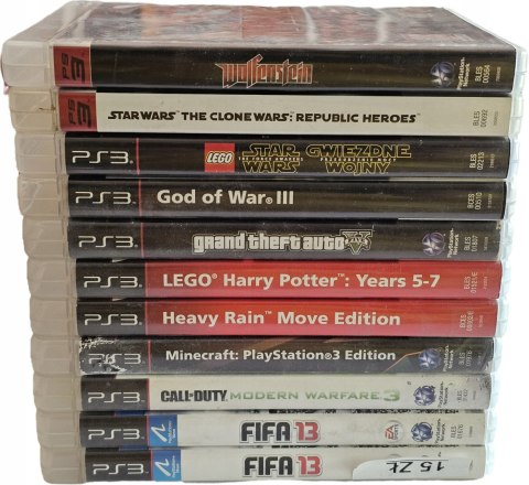 ZESTAW GIER NA PLAYSTATION 3 [PS3] PORYSOWANE / USZKODZONE