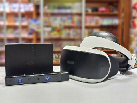 GOGLE SONY PS4 PLAYSTATION VR V2 + KAMERA + MODUŁ PROCESORA + OKABLOWANIE GOGLE SONY PS4 PLAYSTATION VR V2 + KAMERA + MODUŁ PROCESORA + OKABLOWANIE