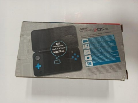 KONSOLA NEW NINTENDO 2DS XL NIEBIESKO-CZARNA + ŁAD + RYSIK + PUDEŁKO KONSOLA NEW NINTENDO 2DS XL NIEBIESKO-CZARNA + ŁAD + RYSIK + PUDEŁKO
