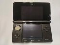 KONSOLA NINTENDO 3DS CZARNA + ŁADOWARKA + RYSIK + KARTA PAMIĘCI + ŁAD