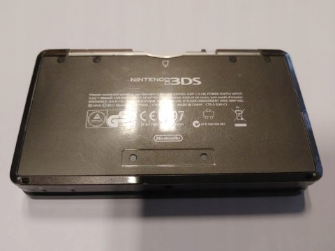 KONSOLA NINTENDO 3DS CZARNA + ŁADOWARKA + RYSIK + KARTA PAMIĘCI + ŁAD KONSOLA NINTENDO 3DS CZARNA + ŁADOWARKA + RYSIK + KARTA PAMIĘCI + ŁAD