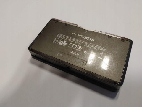 KONSOLA NINTENDO 3DS CZARNA + ŁADOWARKA + RYSIK + KARTA PAMIĘCI + ŁAD KONSOLA NINTENDO 3DS CZARNA + ŁADOWARKA + RYSIK + KARTA PAMIĘCI + ŁAD