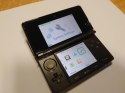 KONSOLA NINTENDO 3DS CZARNA + RYSIK + ŁAD + DOCK + PUD SOFT 2.2.0