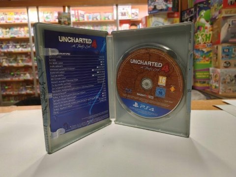 UNCHARTED 4 KRES ZŁODZIEJA W STEELBOOKU [PS4]